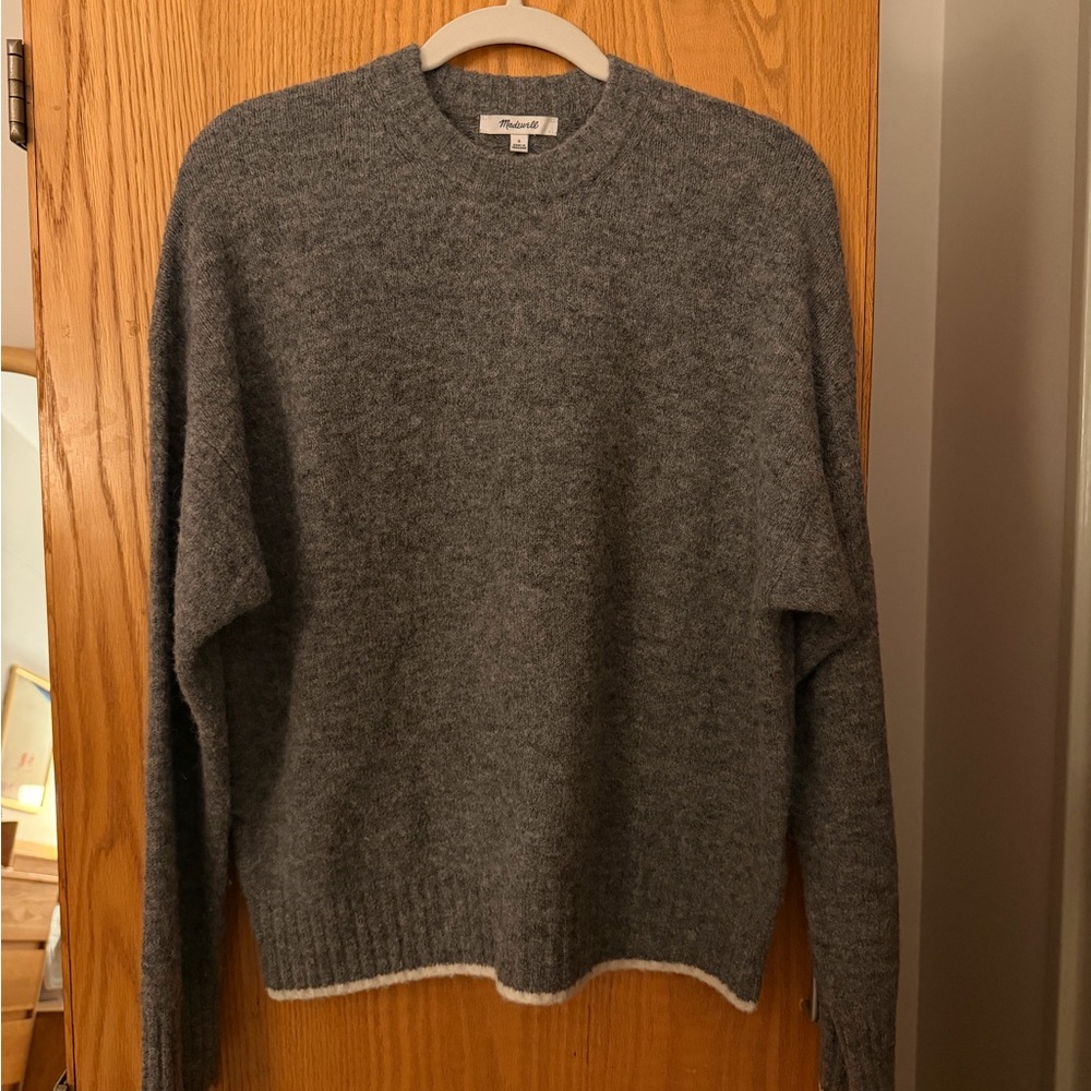 Madewell Charcoal Crewneck Sweater